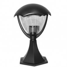 Φωτιστικό Φανάρι Κολωνάκι 1xE27 31cm Αλουμινίου Μαύρο IP44 9-360741